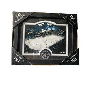 SAN JOSE SHARKS MINT COIN FRAMED STADIUM PHOTO by HIGHLAND MINT NEW